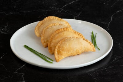 Empanadas de camarón y queso